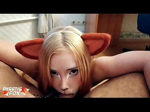 ❤️ Kitsune sväljer kuk och sperma i munnen ️❌ Högkvalitativ porr at us ﹏